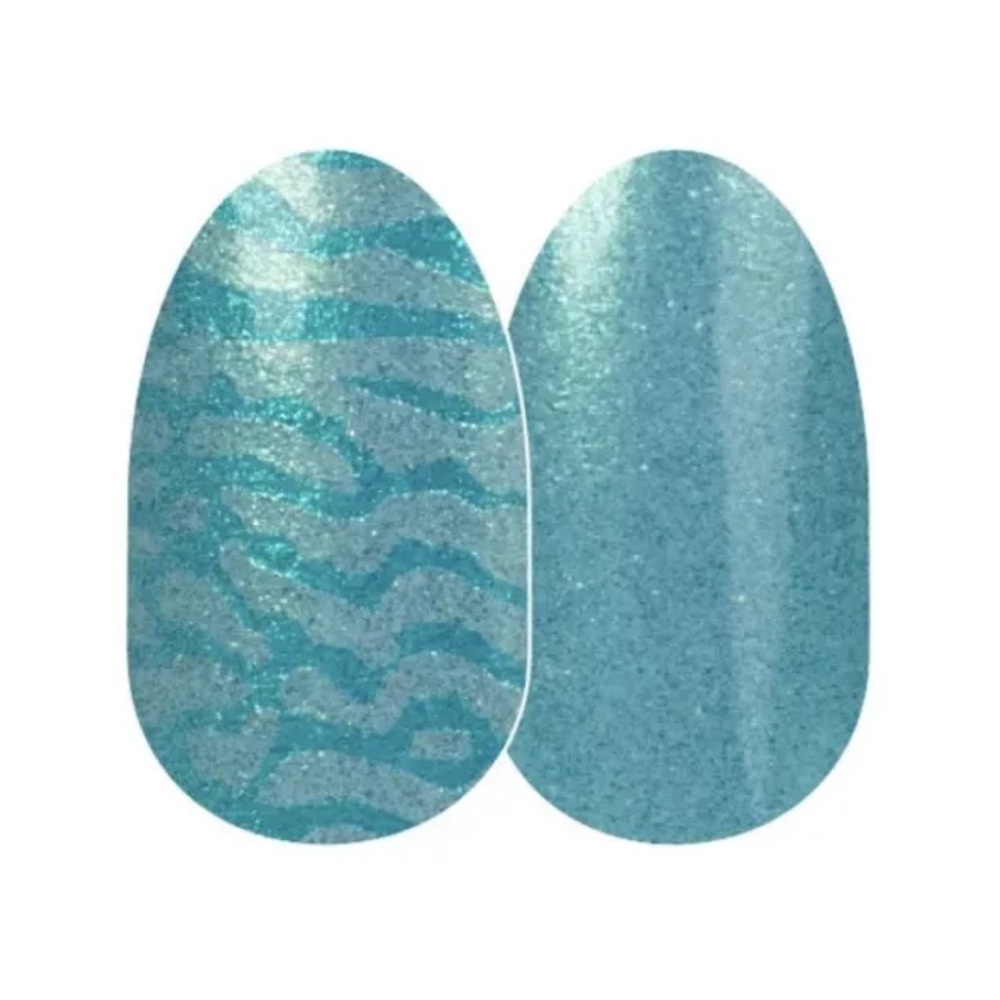 *Retired* Color Street: Like Woah | Blue Green Duochrome 90s Abstract Ombre - Picture 11 of 12